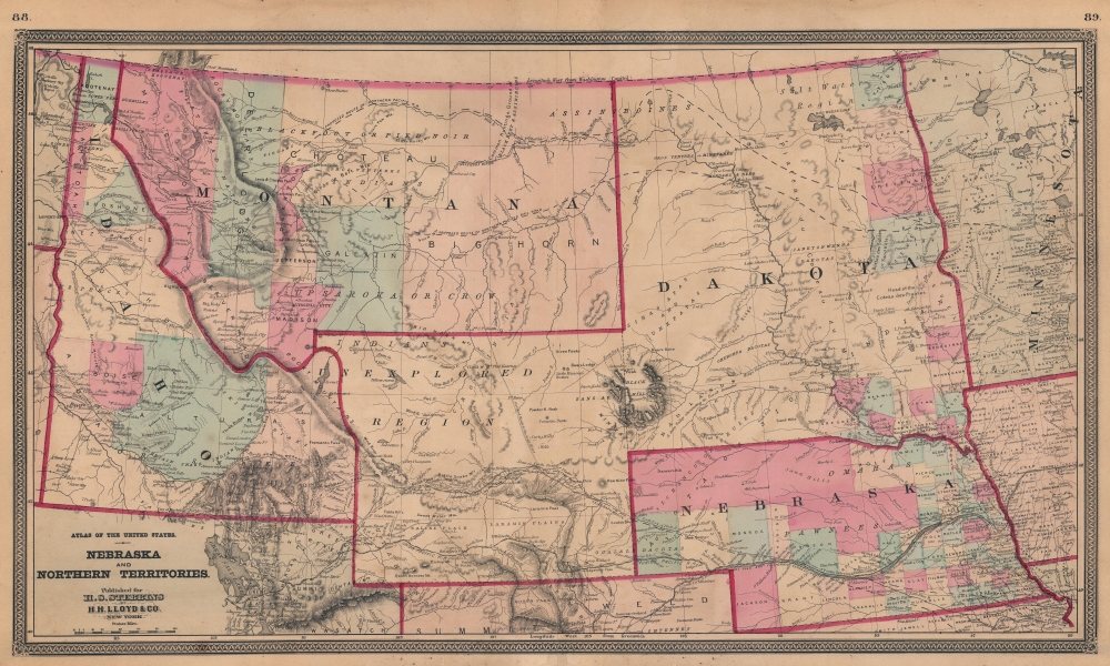 Nebraska and Northern Territories. - Main View