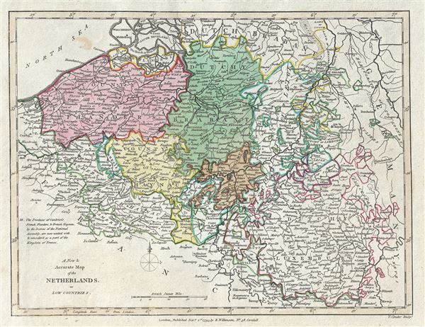 A New and Accurate Map of the Netherlands, or Low Countries. - Main View