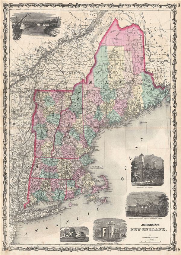 Johnson's Pennsylvania Virginia Delaware and Maryland. - Main View