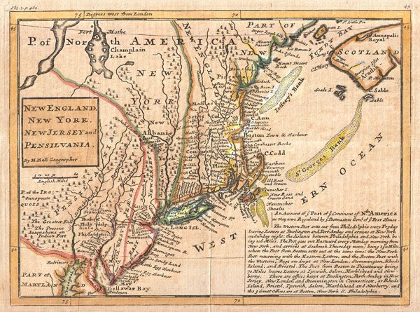 New England, New York, New Jersey and Pensilvania. - Main View