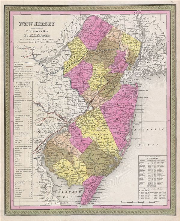 Map of New Jersey. - Main View