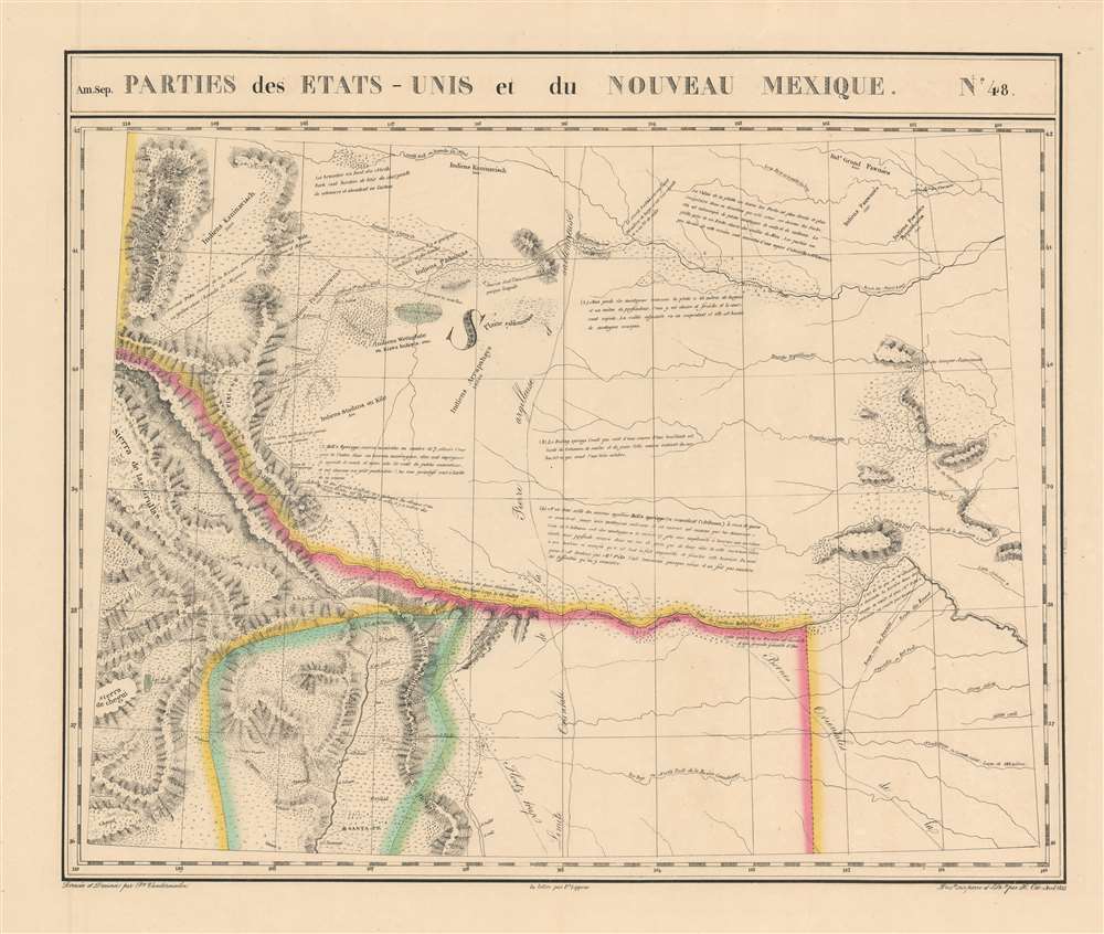 Parties des Etats-Unis et du Nouveau Mexique. Amer. Sep. no. 48. - Main View