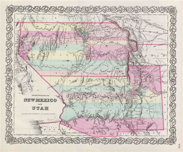 Territories Of New Mexico and Utah. - Main View