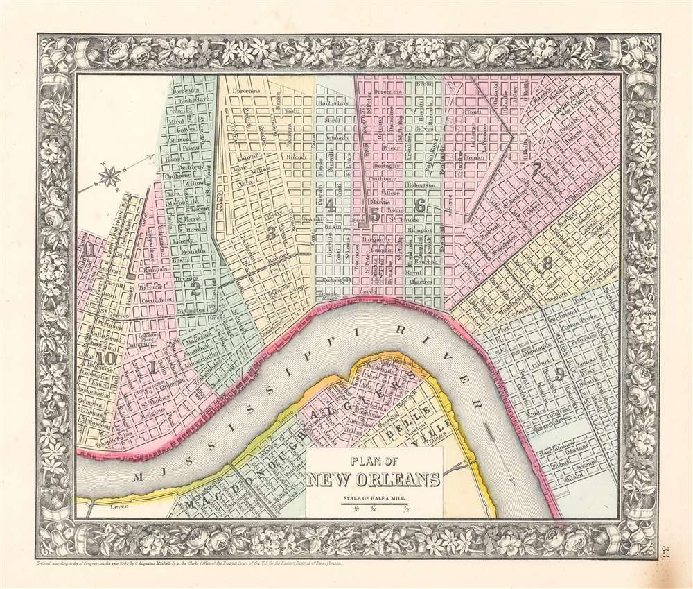 Plan of New Orleans. - Main View