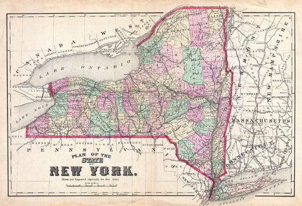 Plan of the State of New York. - Main View