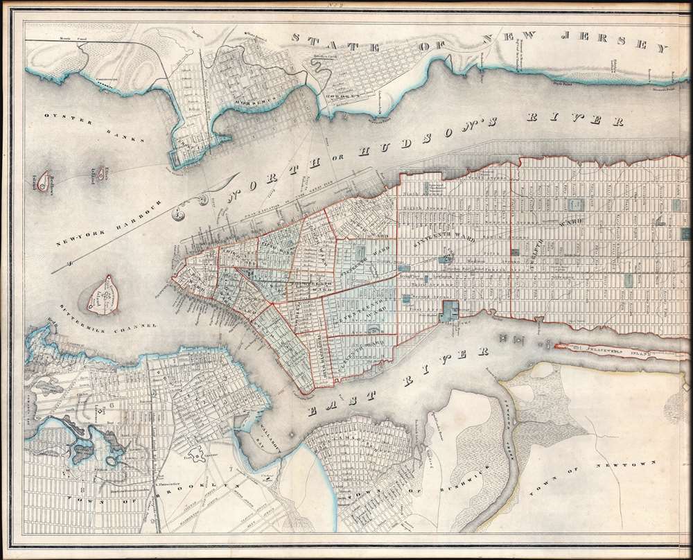 Map of the City and County of New York, with the adjacent country. - Alternate View 2