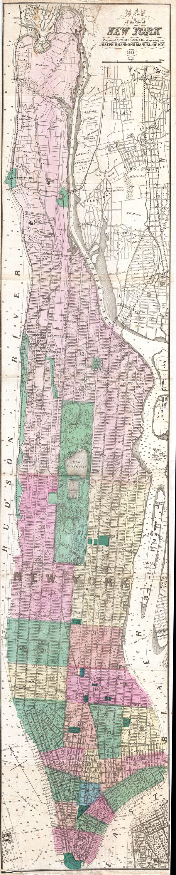 Map of the City of New York. - Main View