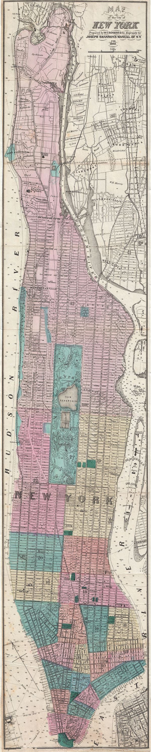 Map of the City of New York. - Main View