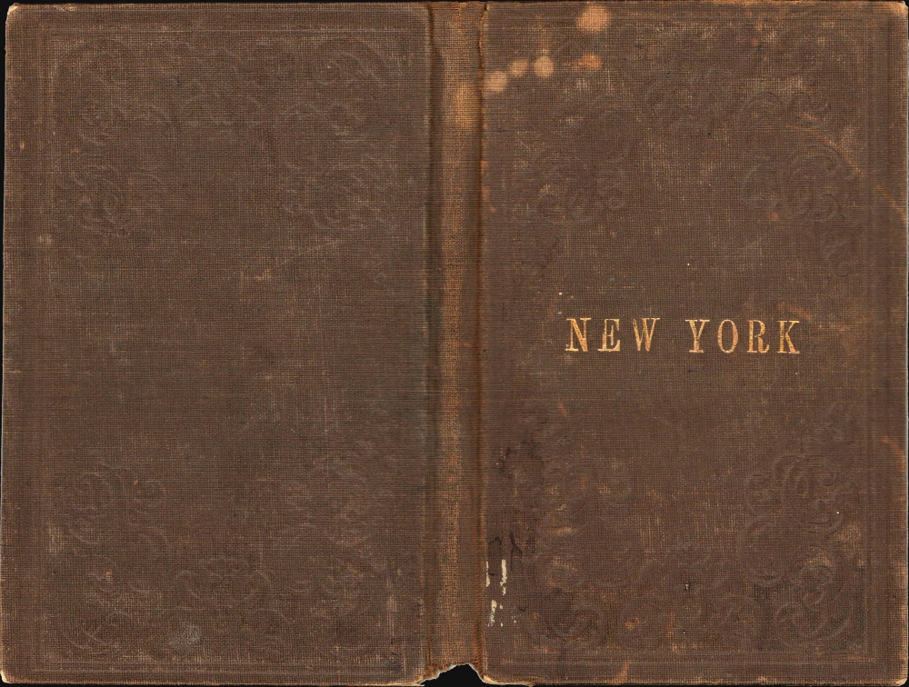 New-York City and County Map with Vicinity entire Brooklyn Williamsburgh Jersey City an c. in the 79th Year of Independence of the United States. - Alternate View 1