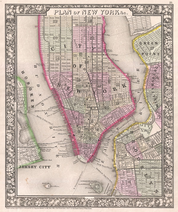 Plan of New York & c. - Main View