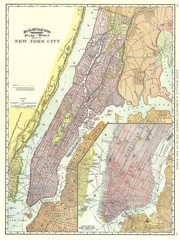 Map of New York City. - Main View