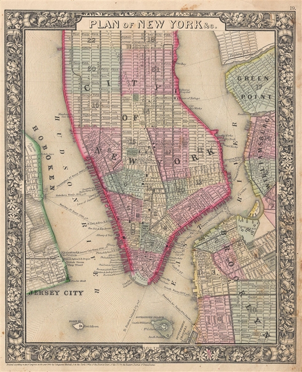Plan of New York & c. - Main View