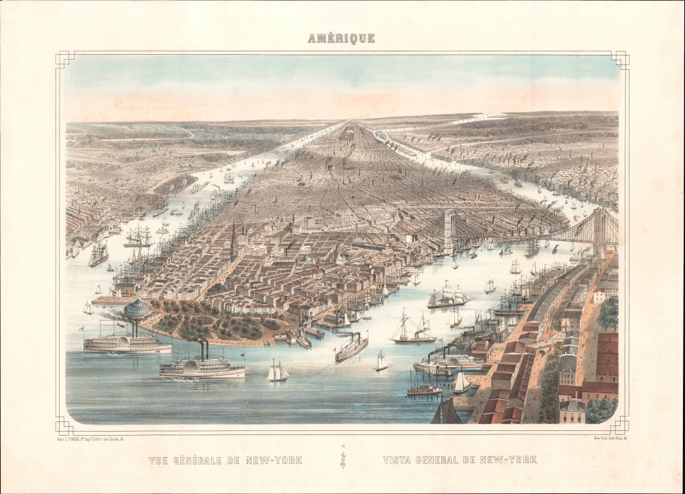 Amérique Vue générale de New-York / Vista general de New-York. - Main View