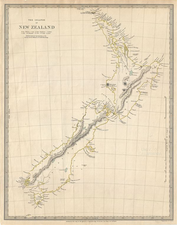 The Island of New Zealand. - Main View