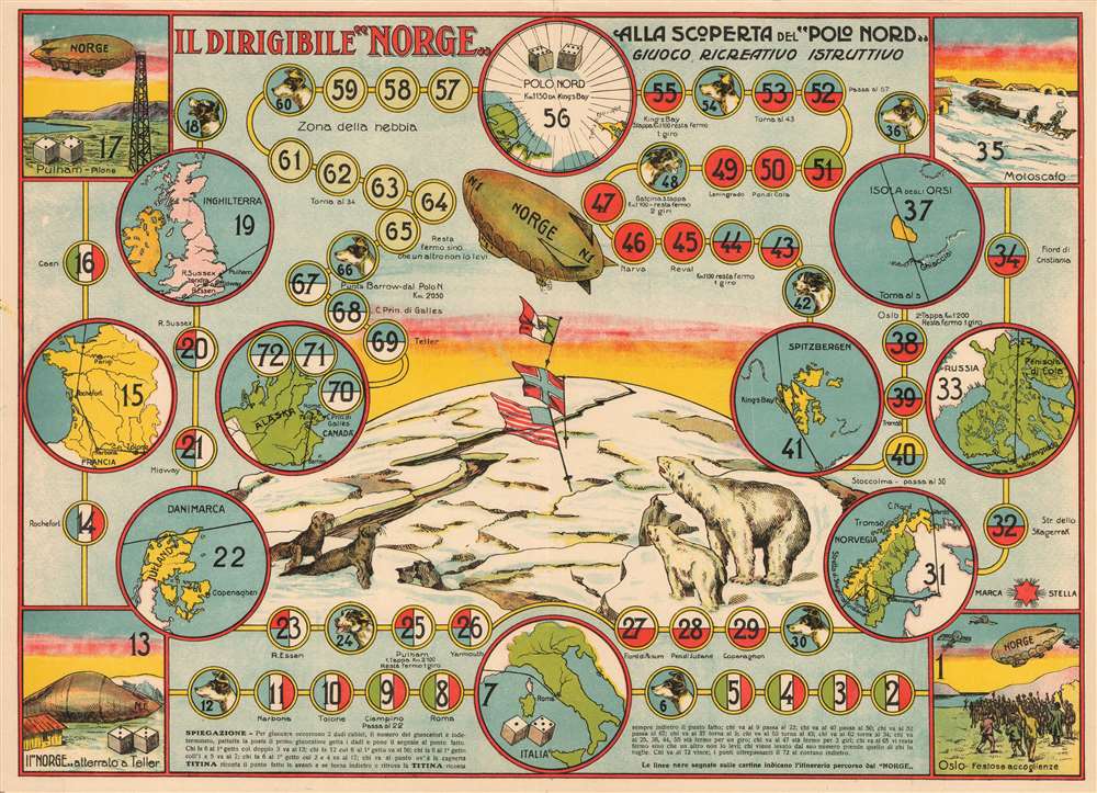 Il Dirigible 'Norge' alla Scoperta del 'Polo Nord.' - Main View