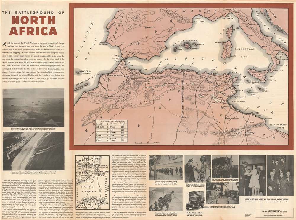 The Battleground of North Africa. - Main View