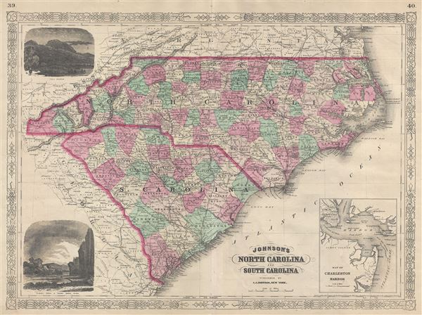 Johnson's North Carolina and South Carolina. - Main View