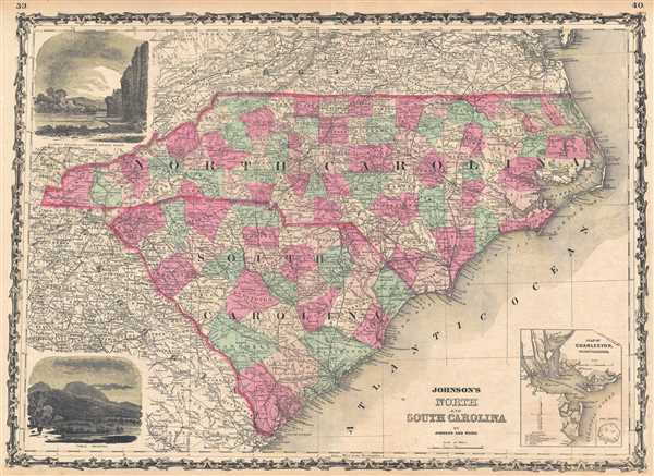 Johnson's North and South Carolina. - Main View