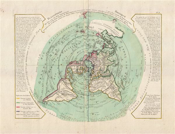 A rare and curious planisphere - Rare & Antique Maps