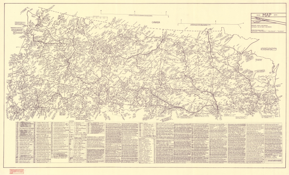 Map 'Northwest' 'West'. - Main View