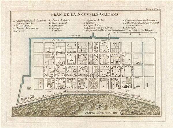 Plan de la Nouvelle Orleans. - Main View