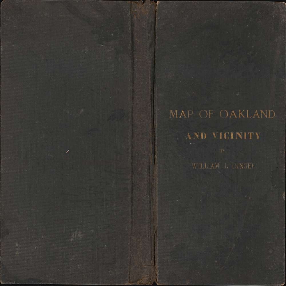 Map of Oakland and Vicinity. Alameda, Berkeley, Fruitvale, and Piedmont. - Alternate View 2