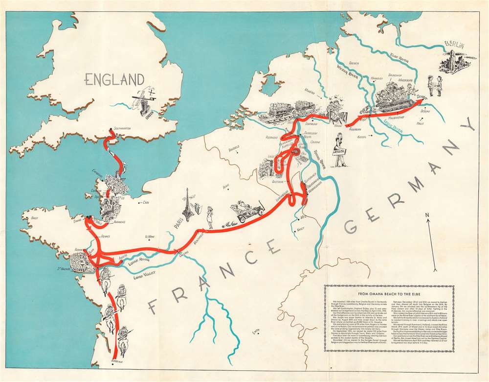 Elbe River World Map