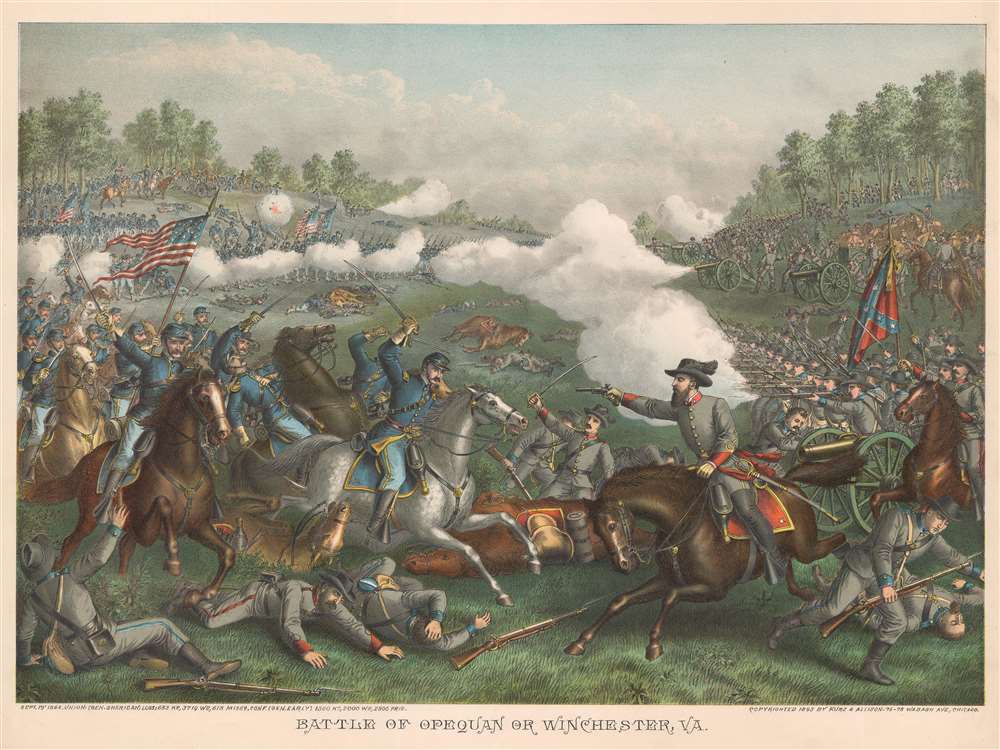 Battle of Opequan or Winchester, VA. - Main View