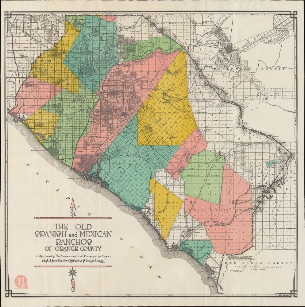 The Old Spanish and Mexican Ranchos of Orange County. - Main View