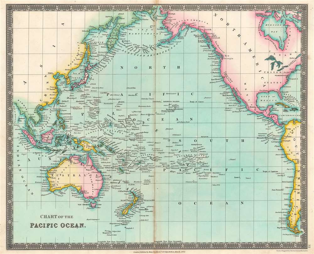 Chart of the Pacific Ocean. - Main View