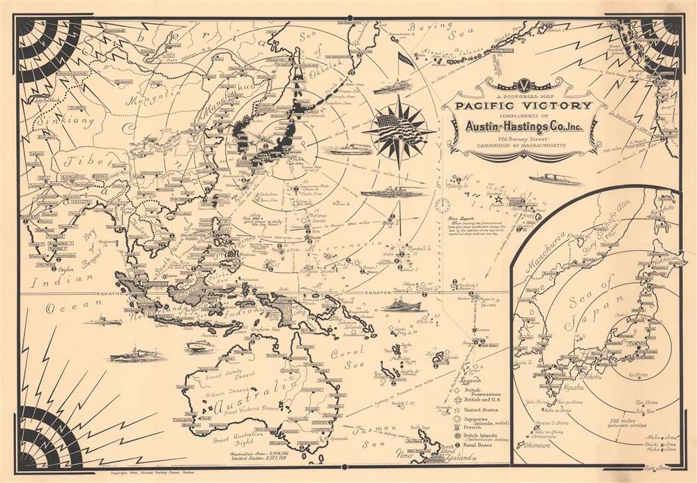 A Pictorial Map Pacific Victory. - Main View