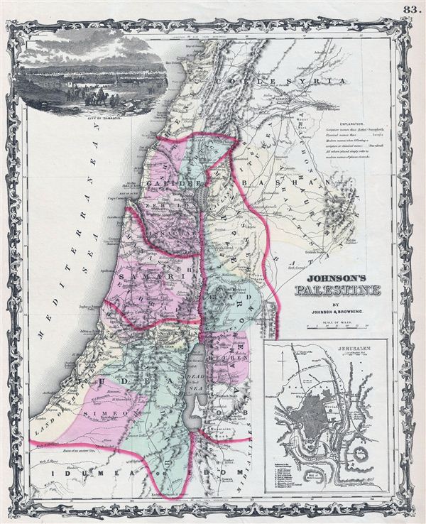 Johnson's Palestine. - Main View