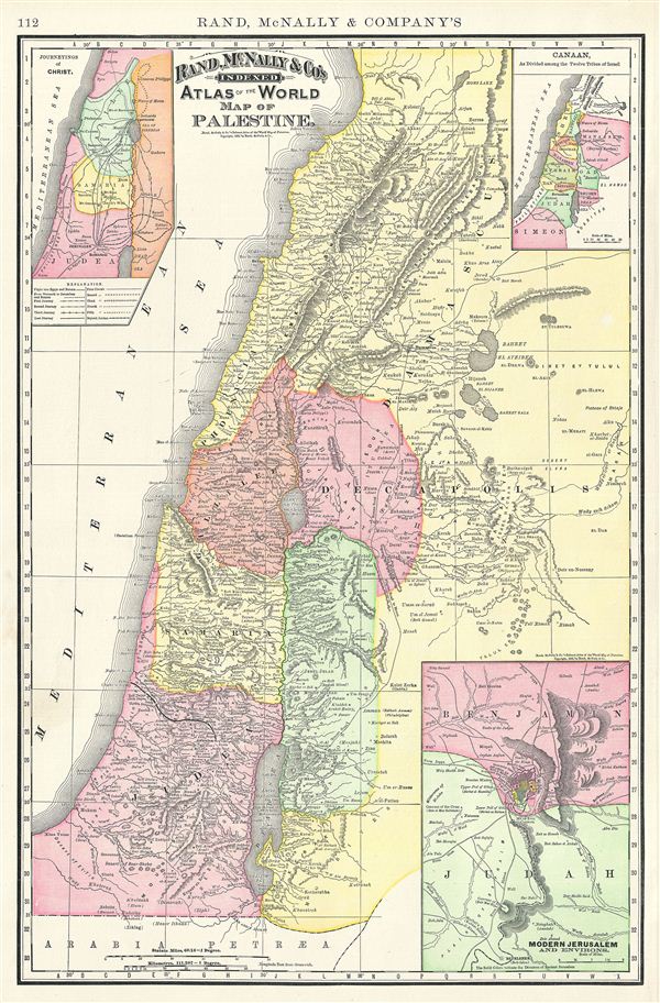 Map of Palestine. - Main View