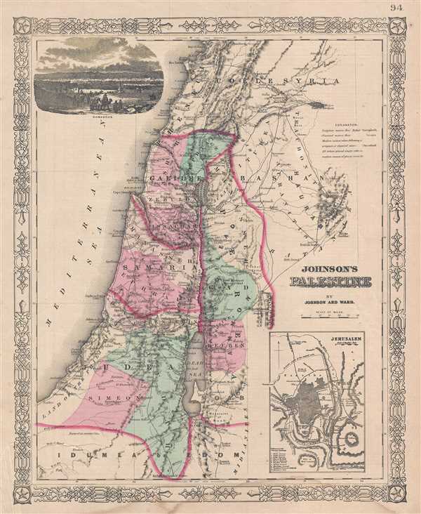 Johnson's Palestine. - Main View