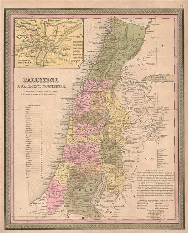 Palestine and Adjacent Countries. - Main View