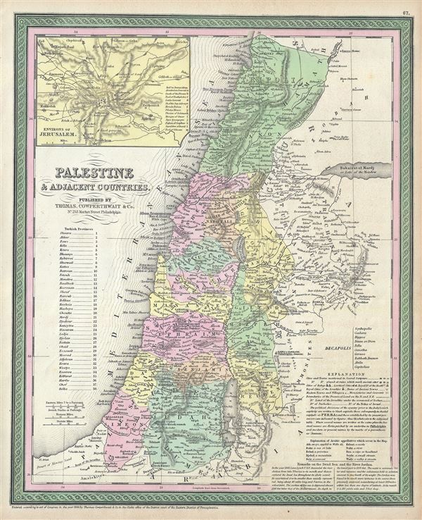 Palestine and Adjacent Countries. - Main View