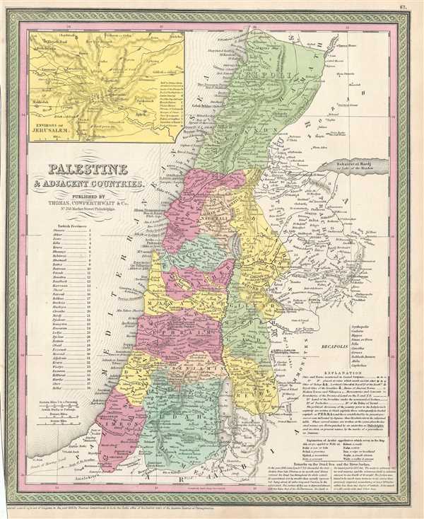 Palestine and Adjacent Countries. - Main View