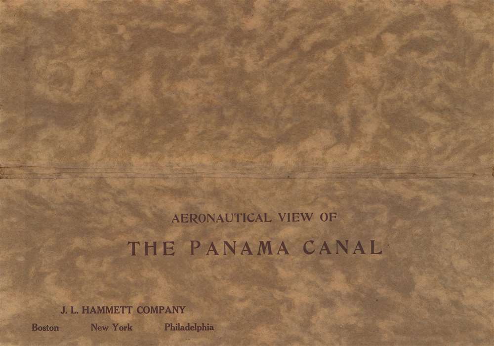 Aeronautical View of the Panama Canal. - Alternate View 1