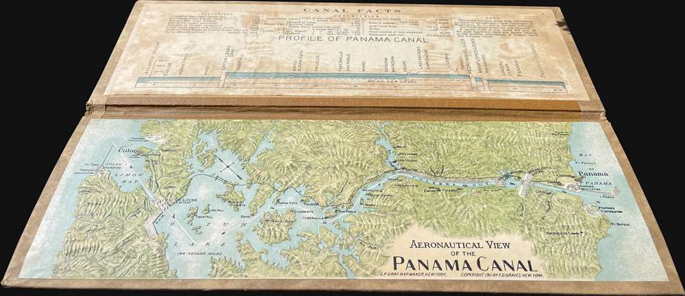 Aeronautical View of the Panama Canal. - Alternate View 2