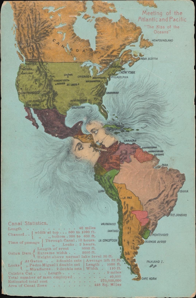 Meeting of the Atlantic and Pacific. 'The Kiss of the Oceans.' - Main View