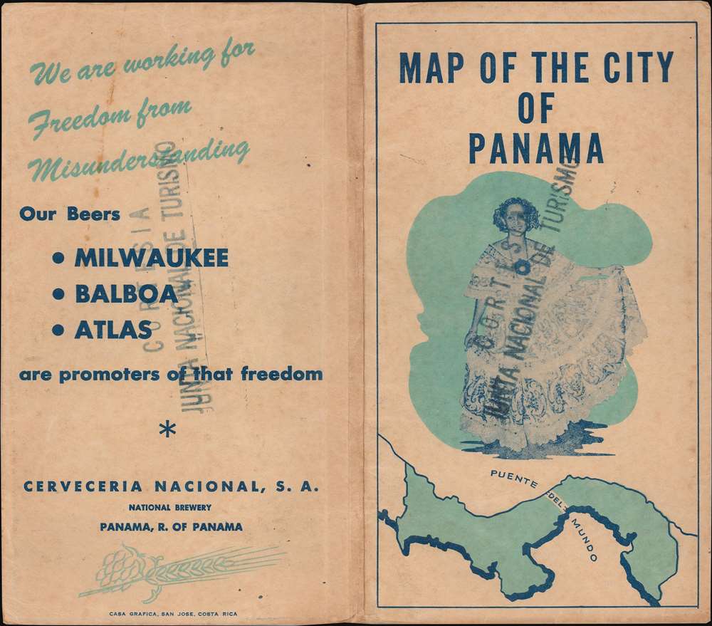 Map of the City of Panama. - Alternate View 2