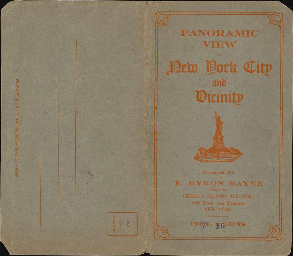 Panoramic View of New York City and Vicinity. - Alternate View 1