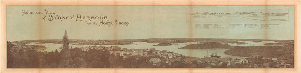 Panoramic View of Sydney Harbour from the North Shore. - Main View