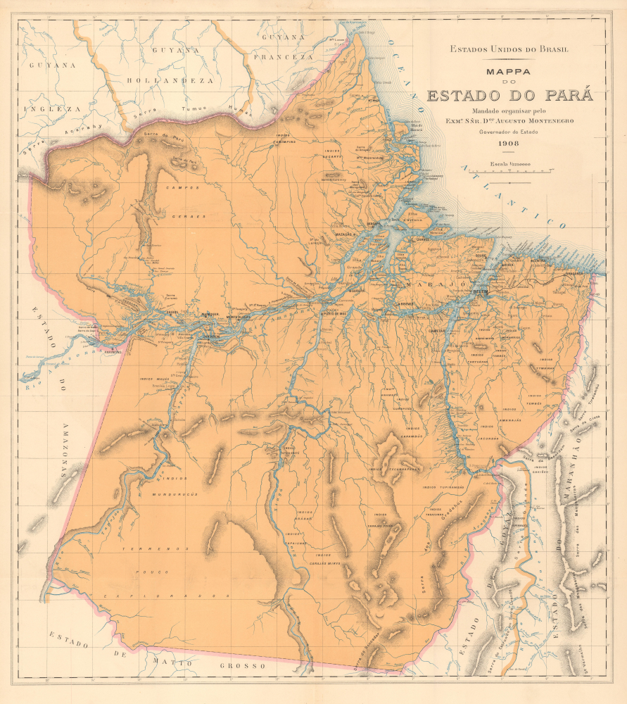 Mappa do Estado do Pará. - Main View