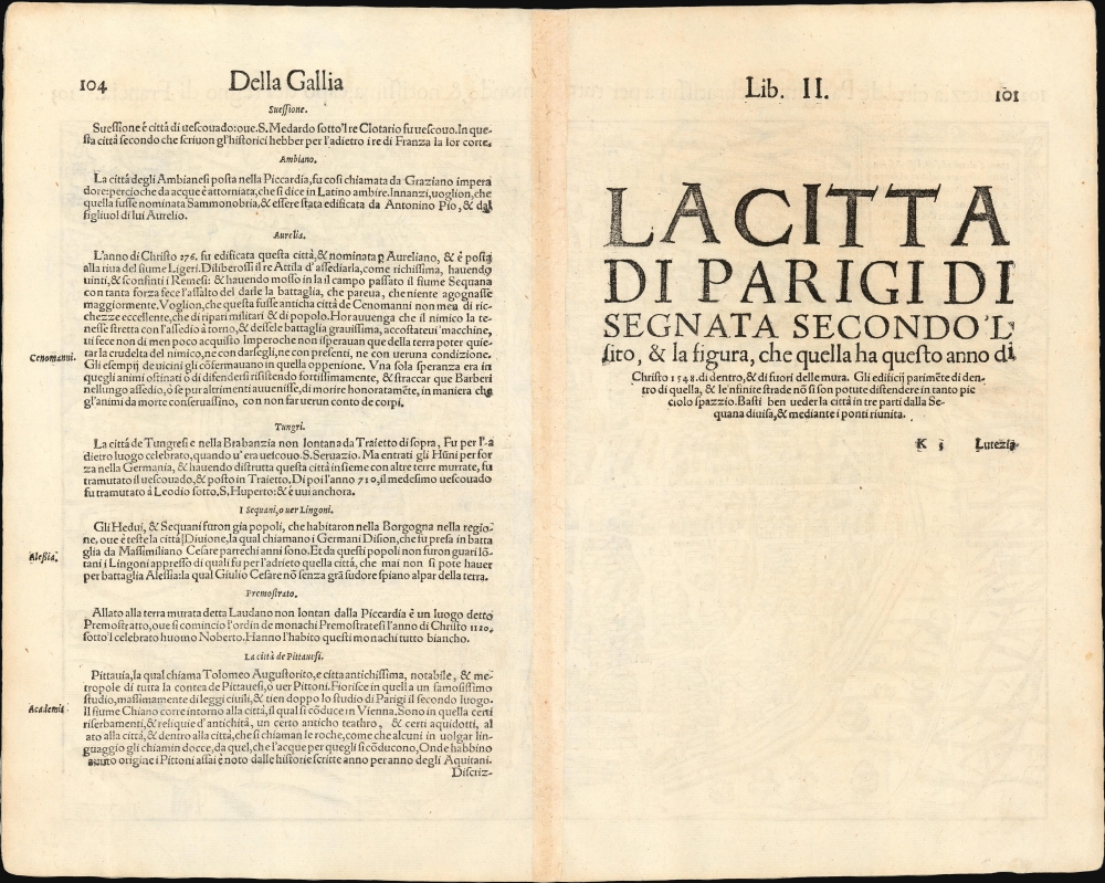 Lutetia Parisiorum urbs, toto orbe celeberrima notissimaque, caput regni Franciæ. - Alternate View 1