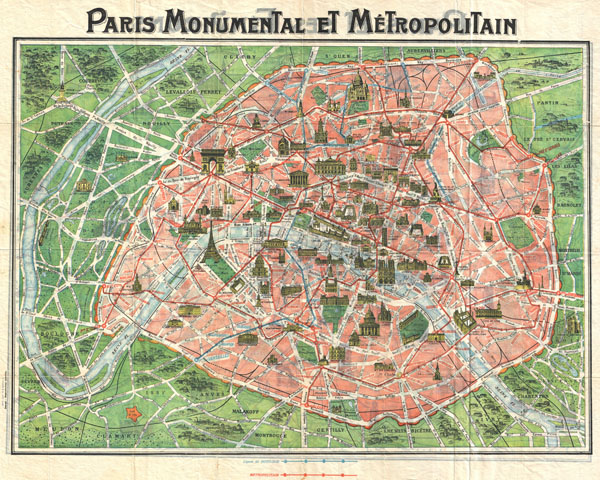 Paris Monumental et Metropolitain. - Main View