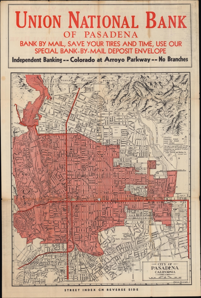 City of Pasadena California. - Main View