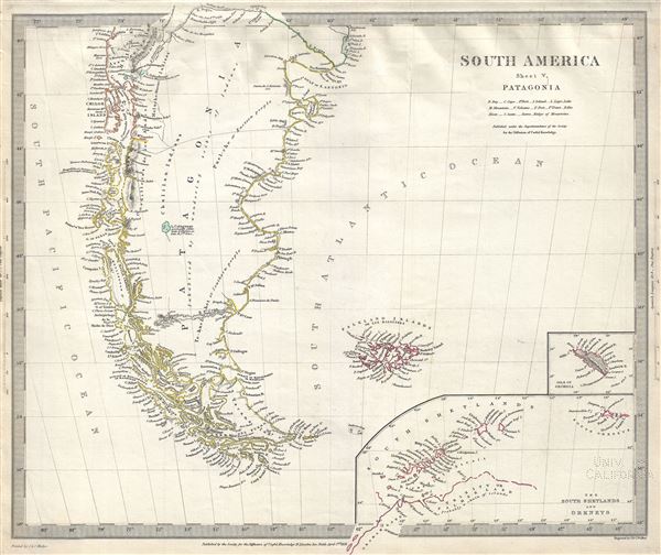 South America Sheet V Patagonia. - Main View