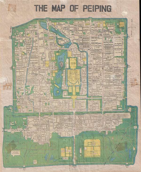 The Map of Peiping. - Main View