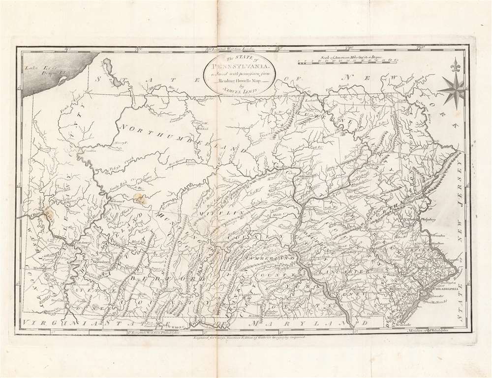 The State of Pennsylvania : reduced with permission from Reading Howell's map. - Main View